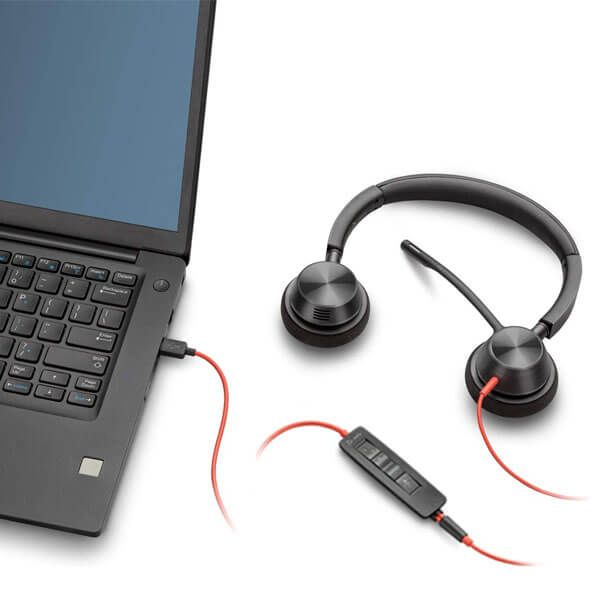 Cuffie USB-A - Poly Blackwire 3325-M certificate per Microsoft Teams - HP  Store Italia